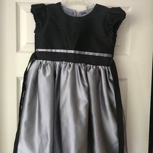 Noa Lily Girl's Dress Size:5,Color:Black and Gray